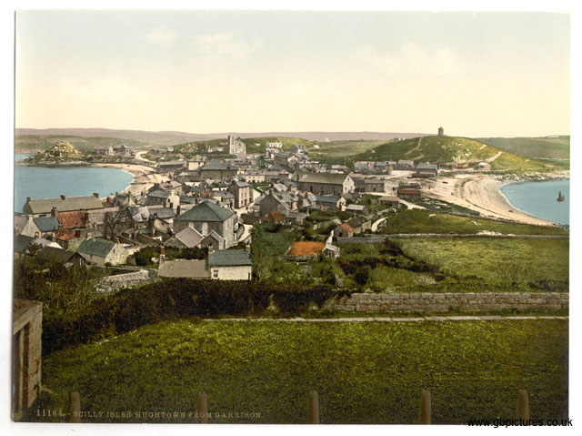 CON_Scilly Isles_11164_Hughtown_from_Garrison_Cornwall