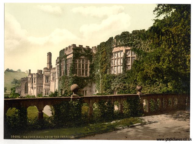 DBY_Haddon_Hall_10404_from_terrace_steps_Derbyshire