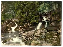 DEV_Lynton_and_Lynmouth_10163_Glen_Lyn_falls_and_rustic_bridge