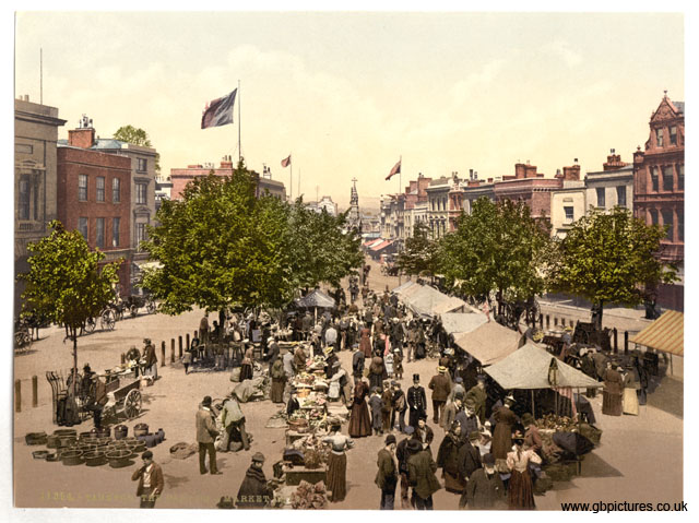 SOM_Taunton_11354_The_parade_Market_Day