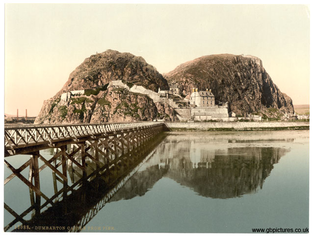 DNB_Dumbarton_13088_Castle_from_pier