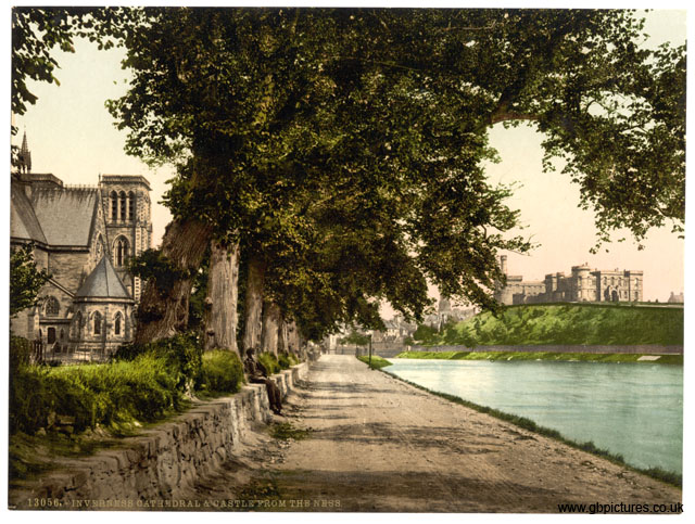 INV_Inverness_13056_Cathedral_and_castle_from_the_Ness